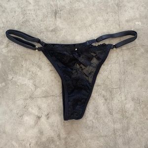 Black thong